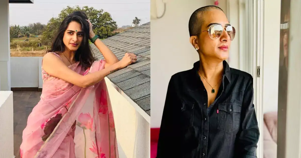 மொட்டை தலை.. அடையாளம் தெரியாத லுக்: ரசிகர்களை ஷாக் ஆக்கிய விஜய், அஜித் பட நடிகை.! 