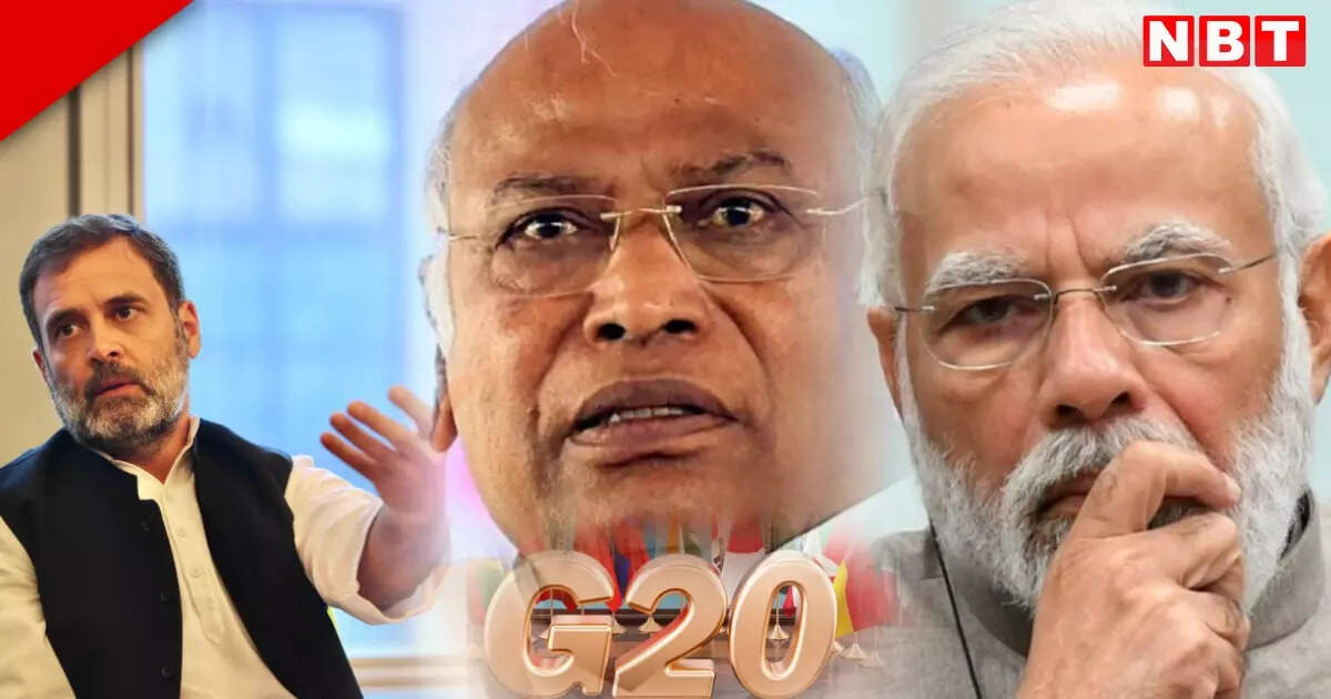 Kharge’s name is not in the G20 Gala dinner list, Congress angry at Modi government, know what he said