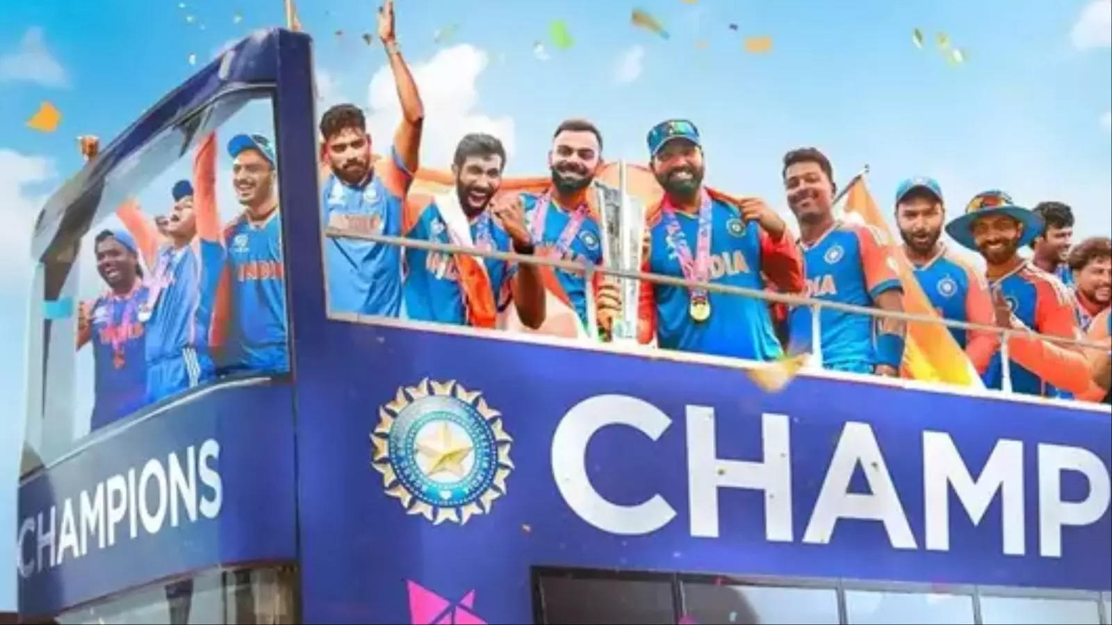 Team India Victory Parade,विक्ट्री परेड में गुजरात से बस क्यों मंगाई, यह  महाराष्ट्र का अपमान है? जश्न के बीच कांग्रेस नेता का सवाल - t20 world cup victory  parade indian ...