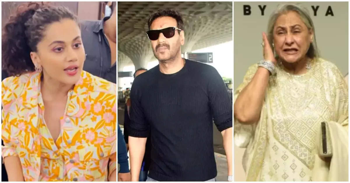 'Ajay Devgan is fake, Taapsee Pannu is indecent!' Paparazzi exposes Bollywood celebs