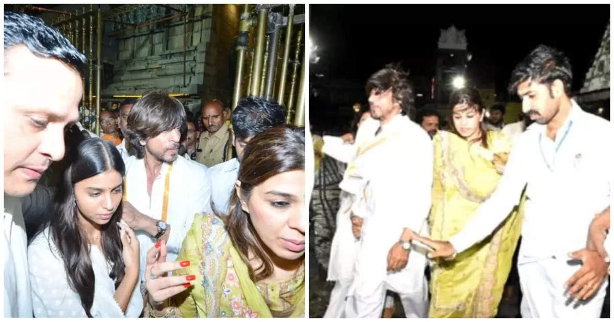 Shahrukh Khan At Tirumala: Shahrukh Khan visited Tirumala Srivara for the first time..