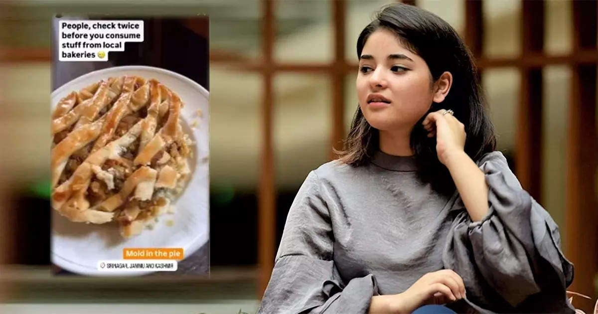 Zaira Wasim Warns Fans After Discovering Fungus in Food from Srinagar Shop