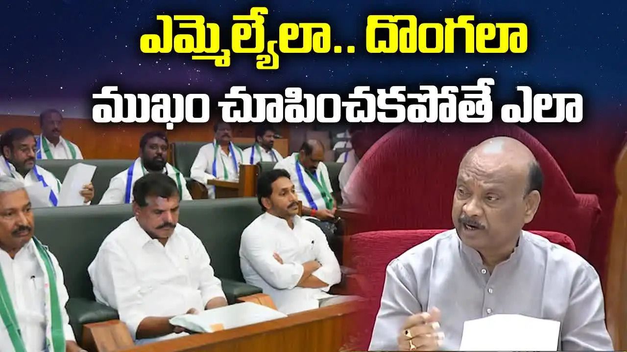 ఆ ఎమ్మెల్యేలు దొంగల్లా.. స్పీకర్ అయ్యన్న ఘాటు వ్యాఖ్యలు