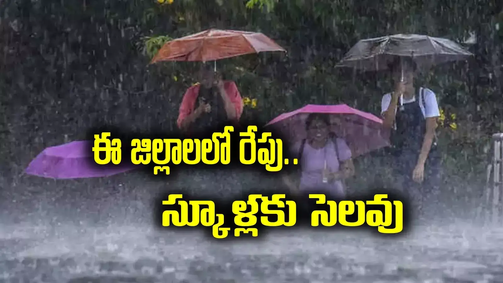 School Holidays: ఏపీలో భారీ వానలు.. ఈ జిల్లాలలో స్కూళ్లకు సెలవులు..