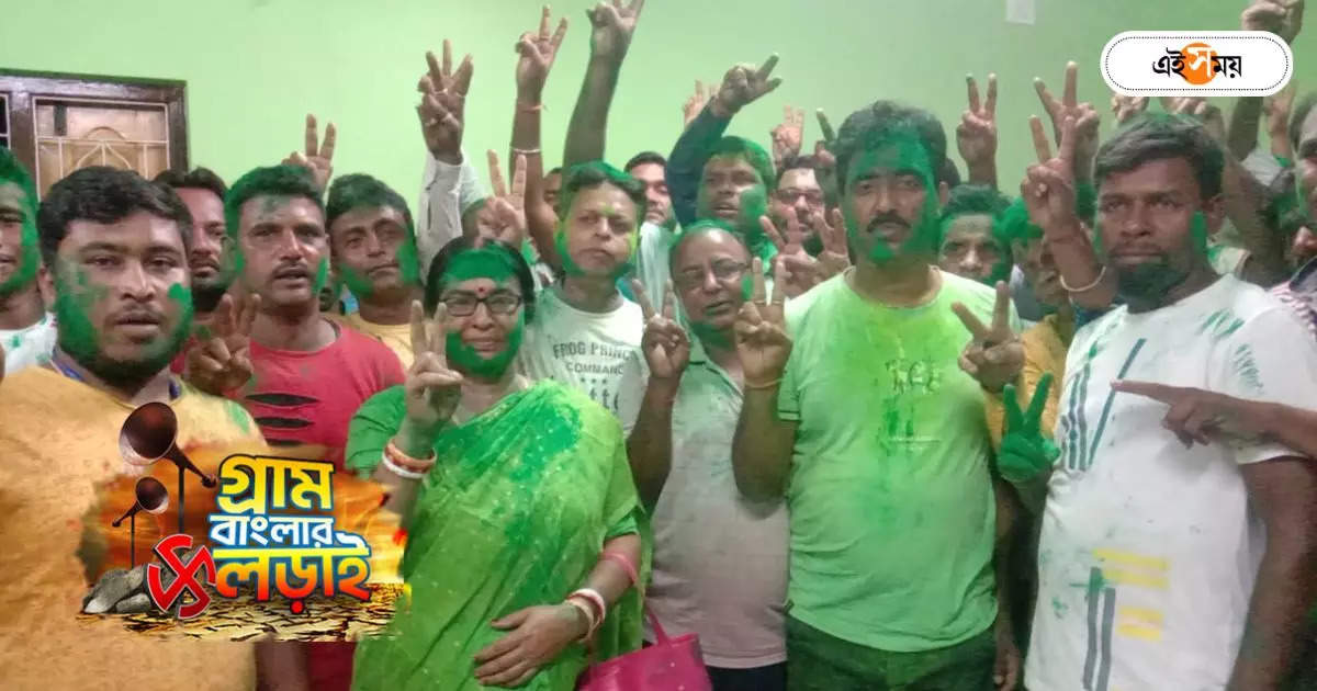 WB Panchayat Vote 2023 : ৩ পঞ্চায়েত বিরোধীশূন্য, সবুজ আবির মাখামাখি! ভোটের আগে বড় জয় তৃণমূলের