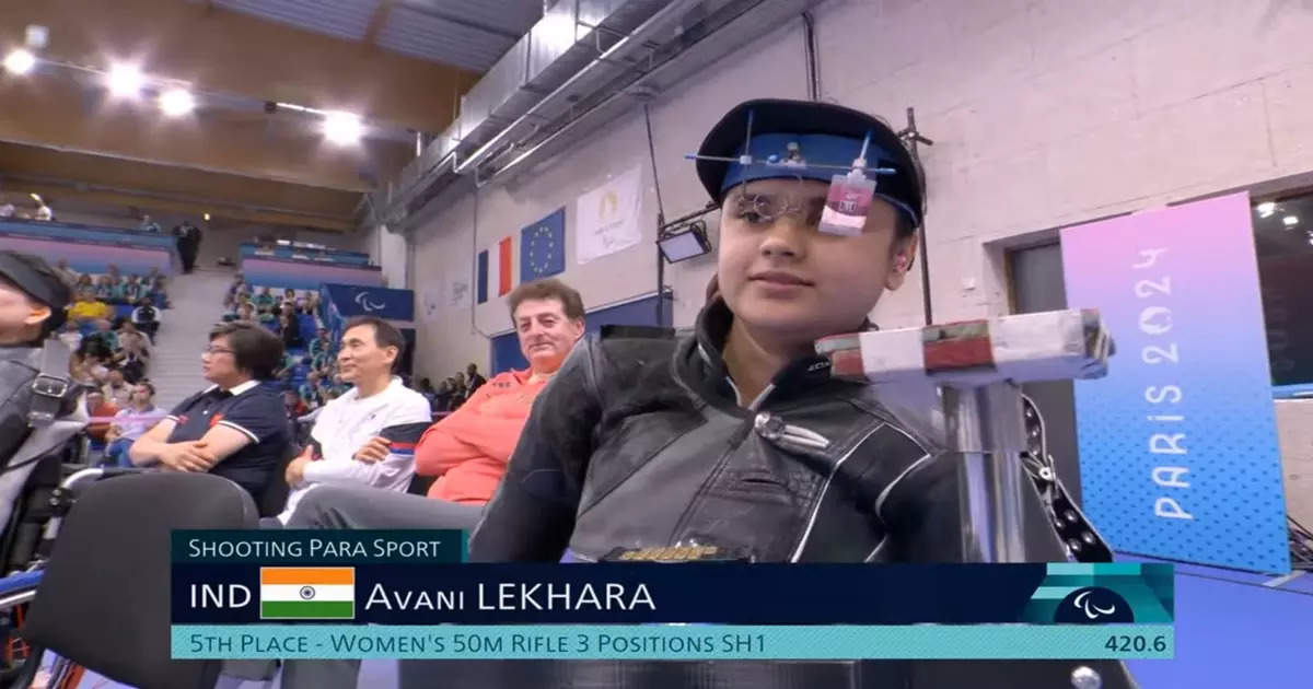 Avani Lekhara Finishes Fifth in 50m Rifle Event at Paris Paralympics