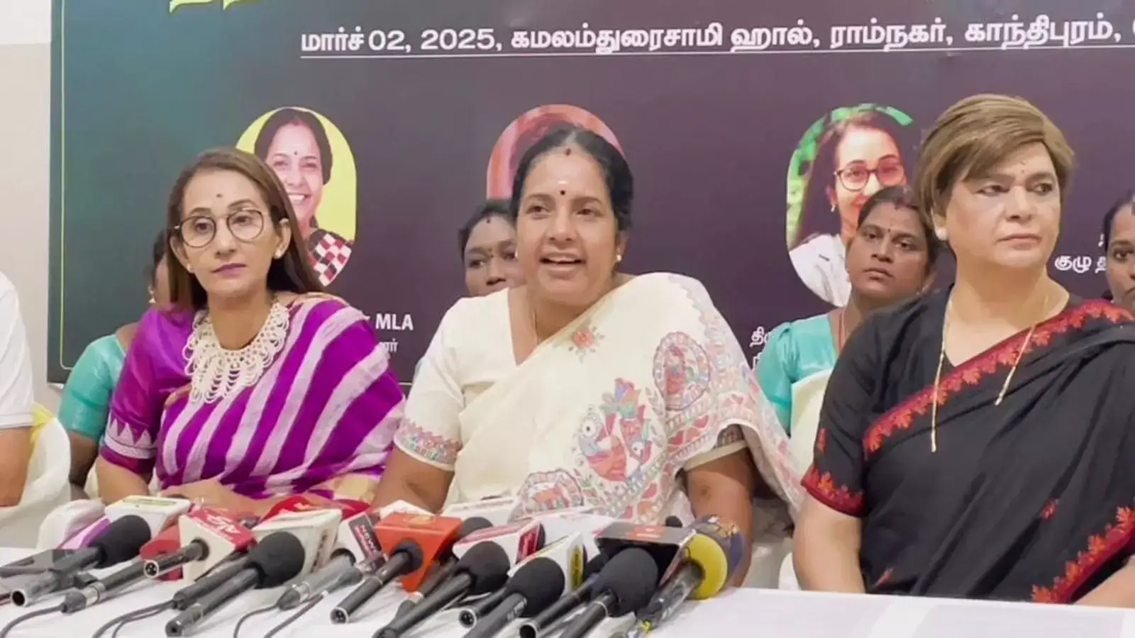 அதுக்கு அவங்க பதில் சொல்வாங்க ப்ரோ! விஜய் பாணியில் பதில் கொடுத்த வானதி சீனிவாசன்! 