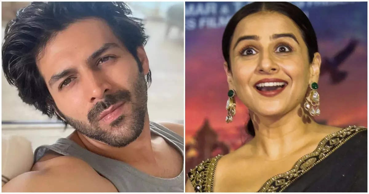 Vidya Balan Hints at Kartik Aaryan’s Mystery Romance in “Bhool Bhulaiyaa 3”!