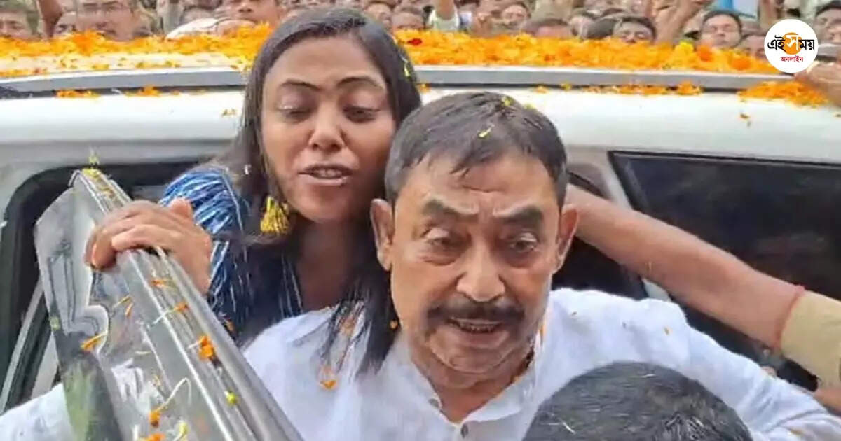 Anubrata Mondal News,বাড়ি ঢোকার আগে চোখে জল জামিনে মুক্ত অনুব্রতর – anubrata mondal sukanta mondal reaches their birbhum house