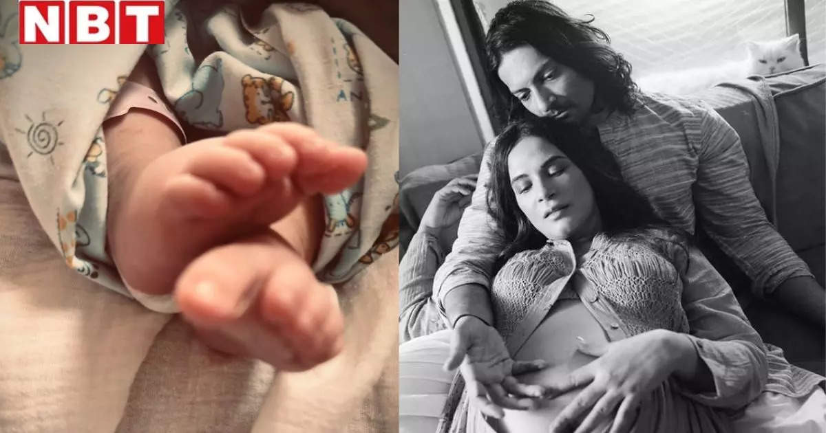 Richa Chadha and Ali Fazal showed the first photo of their daughter, fans praised the little doll's feet