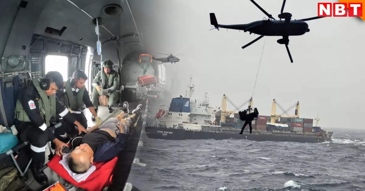 Even a drowning enemy's life can be saved, Indian Navy gave a big message to the world, watch the video