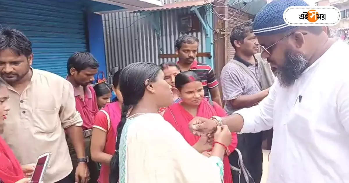 Rakhi Bandhan 2023 : সীমান্তে পালিত রাখি বন্ধন, ভাইদের মঙ্গল কামনায় বোনেরা – bsf jawans and customs officials at the indo bangladesh border wear rakhi ties to observe rakhi bandhan utsav