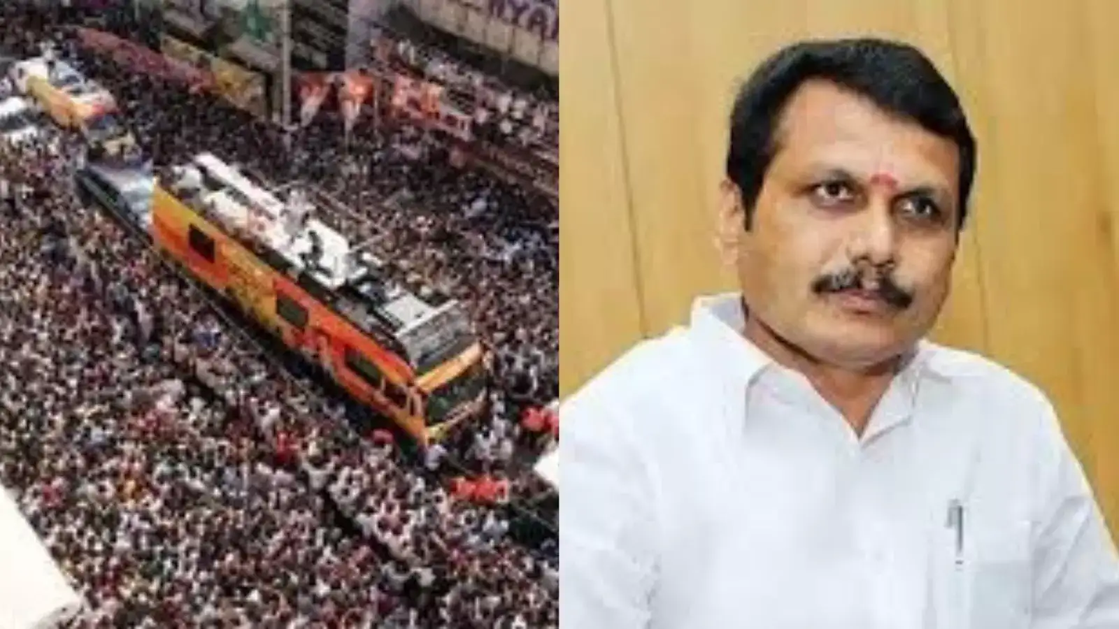 கரூர் துயர சம்பவம்: ஜெனரேட்டர் அனைக்கப்பட்டதா... செந்தில் பாலாஜி பரபரப்பு விளக்கம்! 