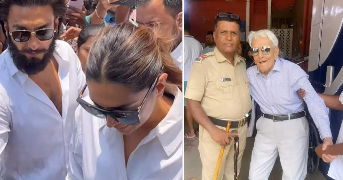 Ranveer Singh's 93 year old maternal grandfather also cast his vote, seeing the picture people said – the whole family is a rock star