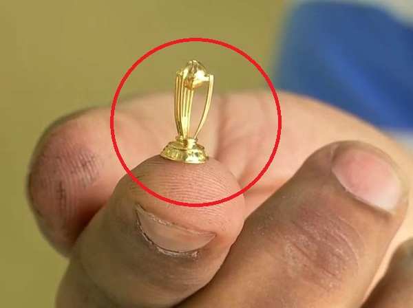 Odisha-based miniature artist carves smallest World Cup trophy on