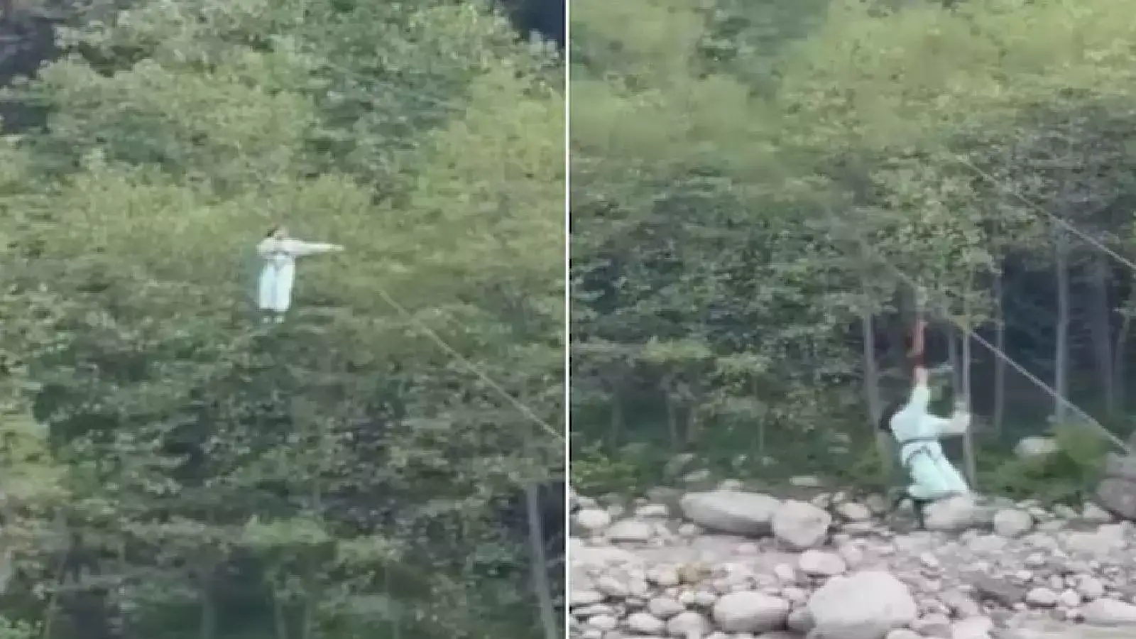 மணாலியில் ஜுப்லைன் சவாரி போது அறுந்த கயிறு.. 30 அடி பள்ளதாக்கில் கீழே விழுந்த சிறுமி - அதிர்ச்சி வீடியோ! 