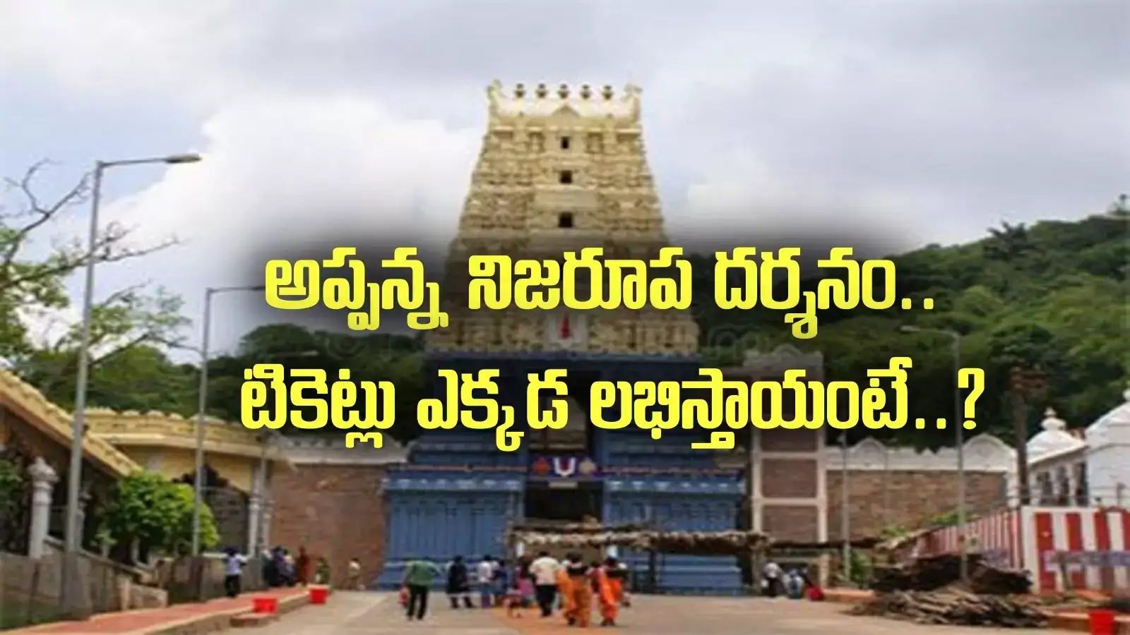 సింహాచలం అప్పన్న నిజరూప దర్శనం, టికెట్లు లభించేది ఇక్కడే, పూర్తి వివరాలివే..