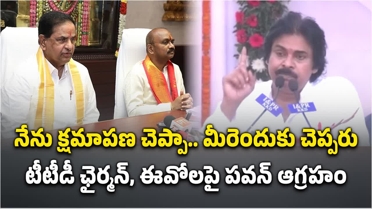 టీటీడీ ఛైర్మన్, ఈవో వెంటనే ఆ పని చేయాలి.. పవన్ కళ్యాణ్ సంచలన వ్యాఖ్యలు