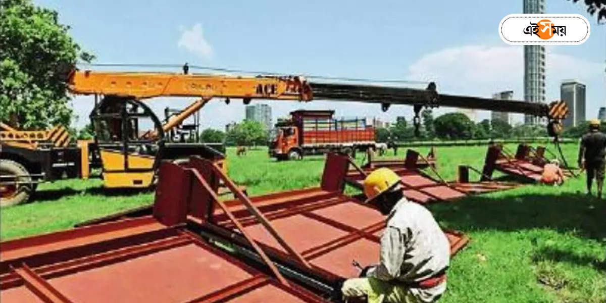 Kolkata Metro : ভিক্টোরিয়া স্টেশনের কাজ শুরু ময়দানে – work on victoria metro station started at maidan