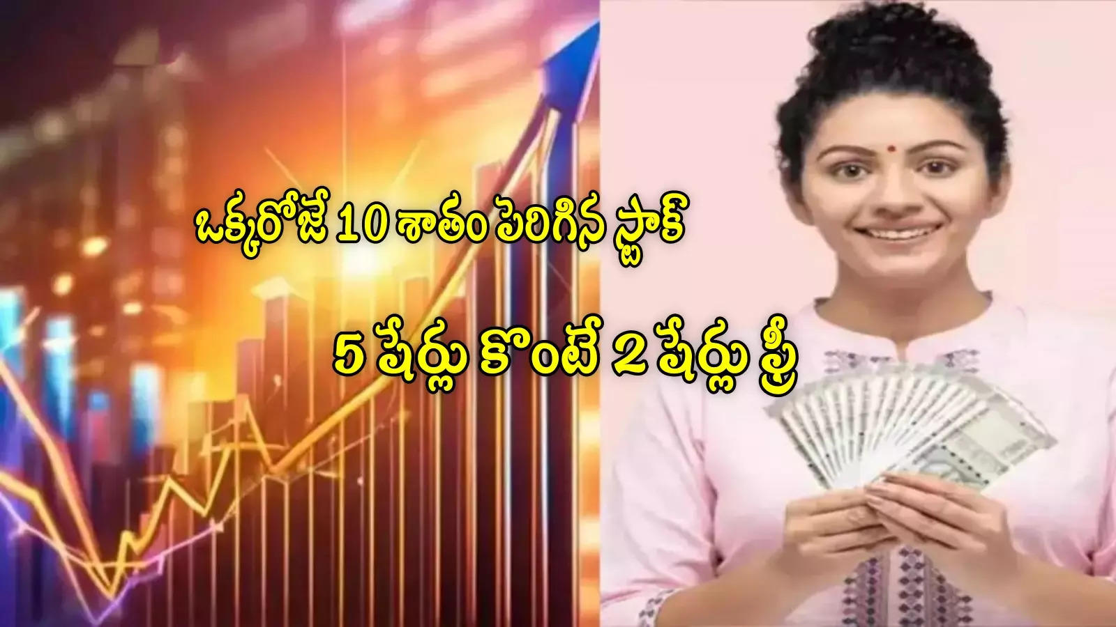 Penny Stock: ఒక్క ప్రకటనతో దూసుకెళ్లిన స్టాక్.. 5 షేర్లు ఉంటే 2 షేర్లు ఉచితం.. ఒక్కరోజే 10 శాతం జంప్!