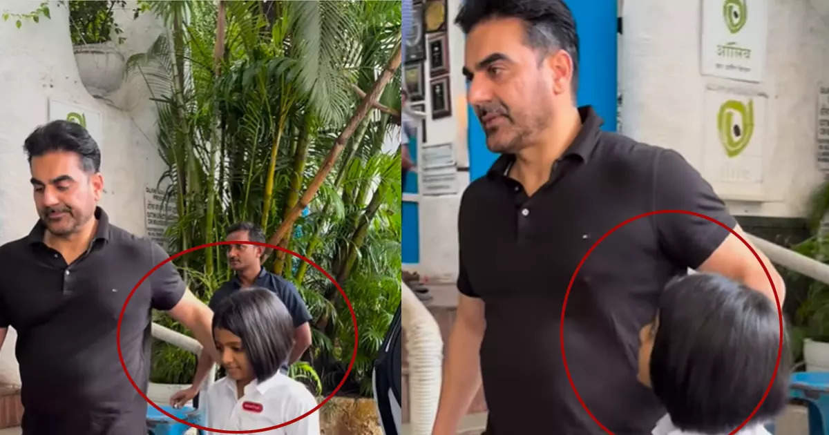 Video: Arbaaz took this girl to the car by holding her hand, people asked- is she Shura's daughter?