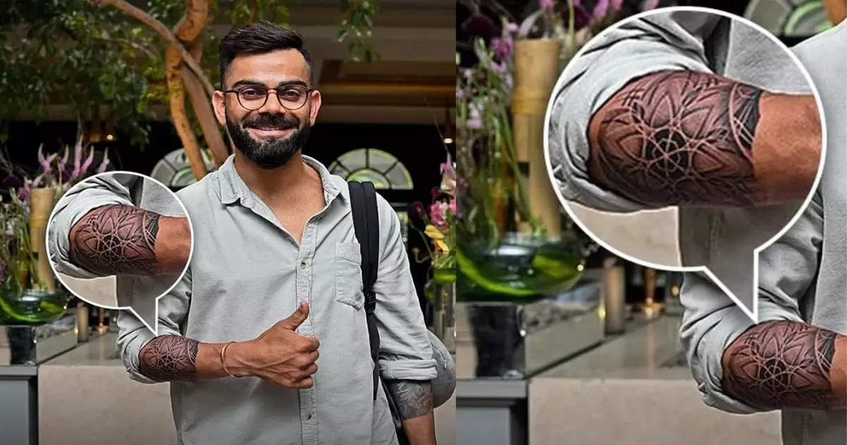 Virat Kohli portrait tattoo ,inked at @nanditattoos studio ,Hyderabad . A  Tattoo of an emperor's image , on his birthday ,on his 49th ODI century .  What... | By Nandi Tattoo and Art studioFacebook