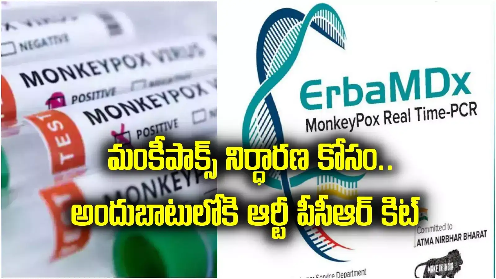 Monkeypox: ఎంపాక్స్‌ నిర్ధరణ కోసం దేశంలోనే తొలి ఆర్టీ పీసీఆర్ కిట్.. విశాఖ మెడ్‌టెక్ జోన్ ఆవిష్కరణ
