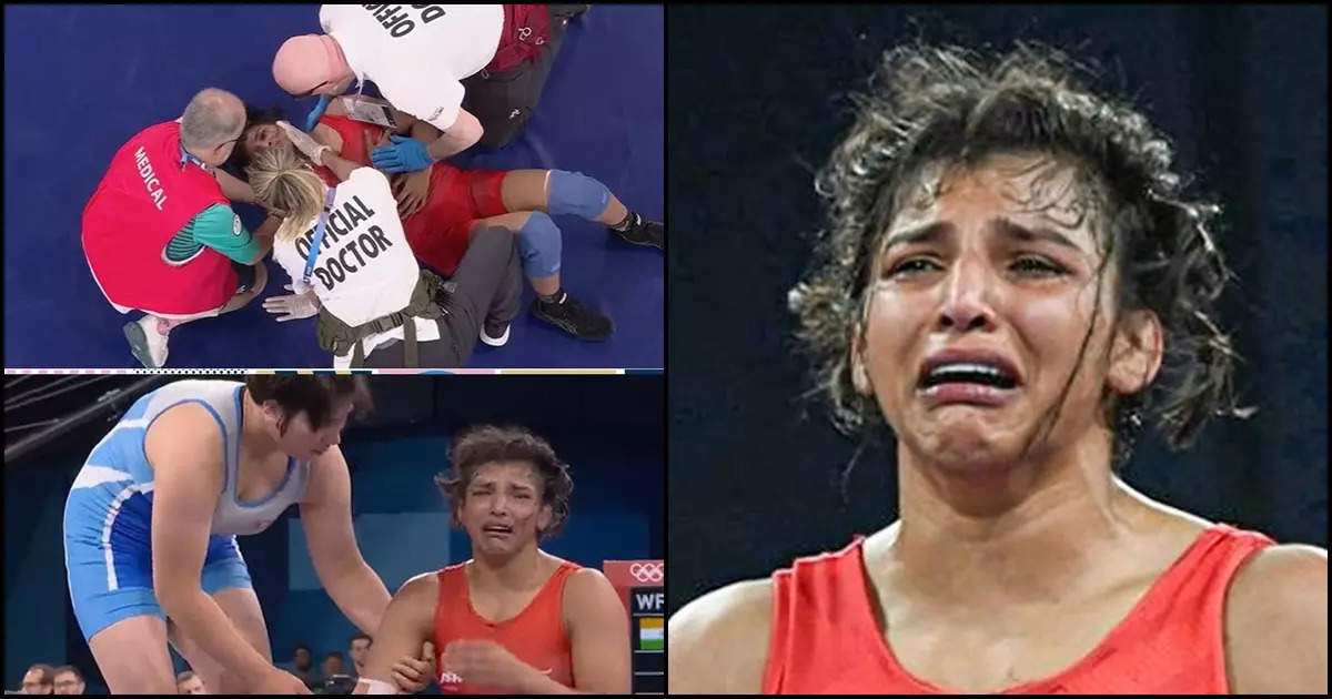 Nisha Dahiya Wrestling Match Highlights,Nisha Dahiya: फूट-फूटकर रोईं पहलवान निशा दहिया, 33 सेकंड पहले लगी चोट ने तोड़ दिया सपना - nisha dahiya lost her quarter final bout in women wrestling with