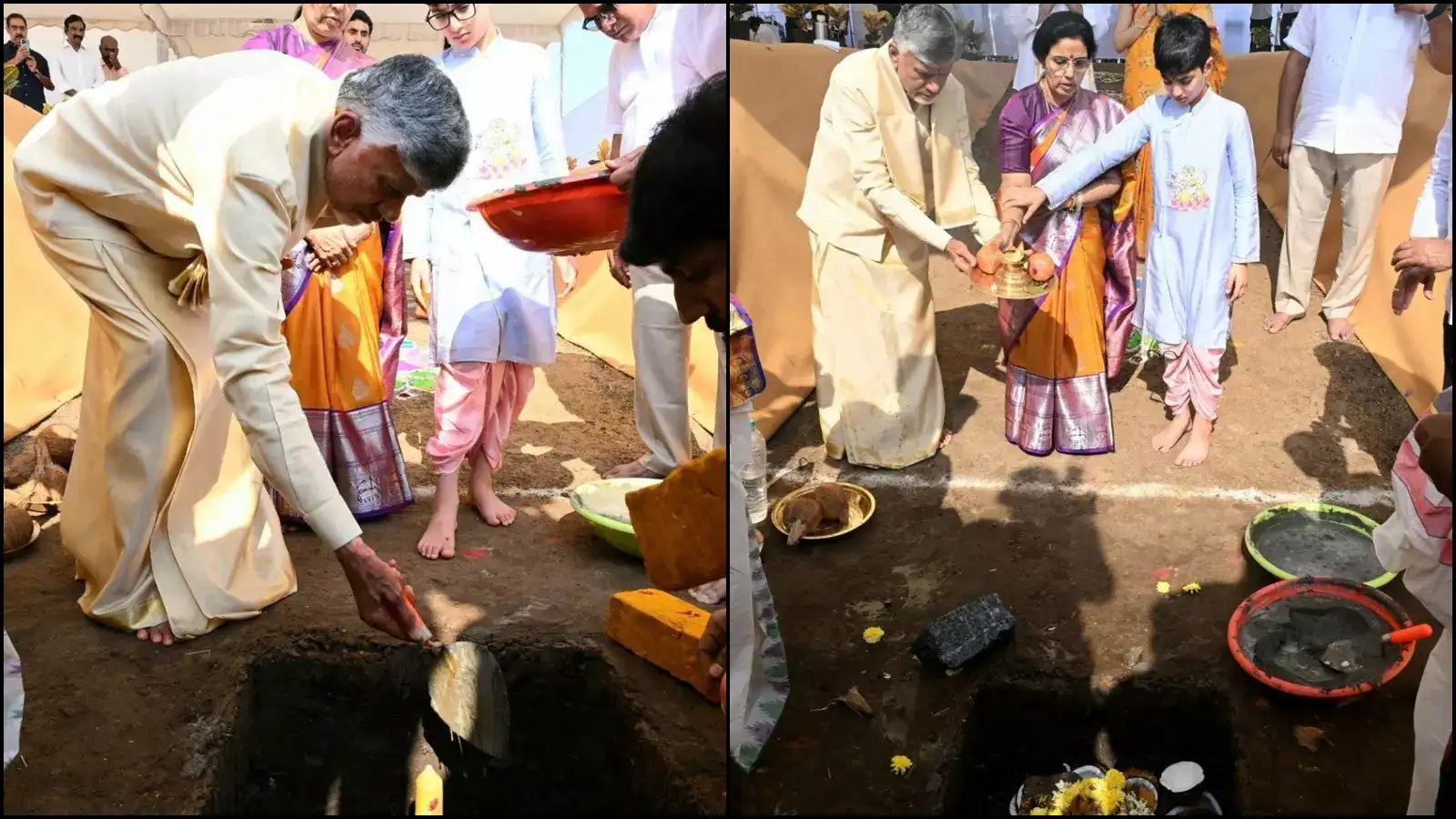 అమరావతిలో ఇంటి నిర్మాణానికి చంద్రబాబు శంకుస్థాపన.. కాంట్రాక్ట్ దక్కించుకున్న సంస్థ గురించి తెలుసా!