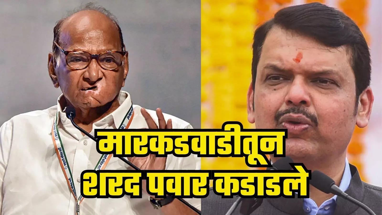 Sharad Pawar : मारकडवाडीतून शरद पवार कडाडले, थेट देवेंद्र फडणवीसांना सवाल करत म्हणाले…