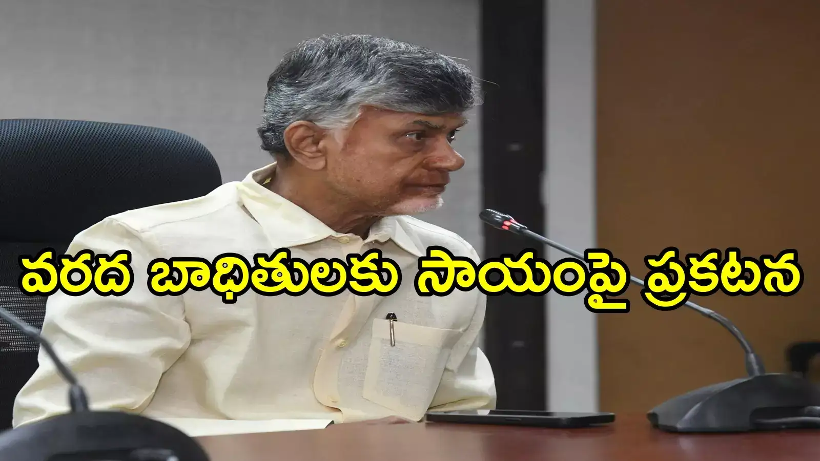 ఏపీ వరదల్లో నష్టపోయిన ప్రతి కుటుంబానికి ప్రభుత్వ సాయం.. చంద్రబాబు కీలక ప్రకటన