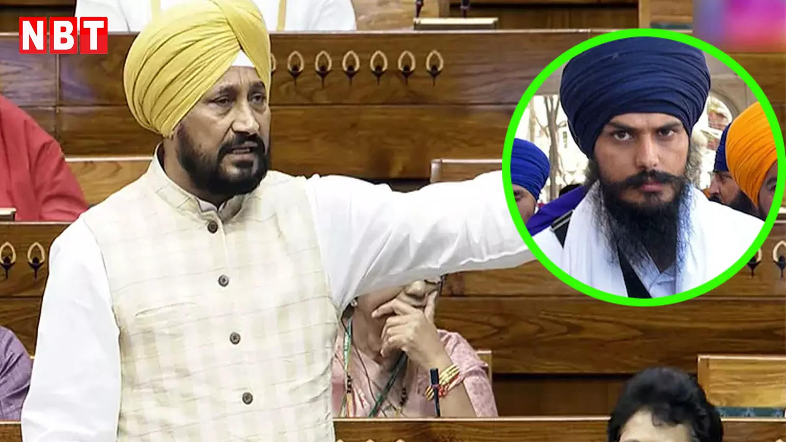 When Congress MP Charanjit Singh Channi came out in support of Amritpal, BJP got angry, this is how the matter was raised in Parliament