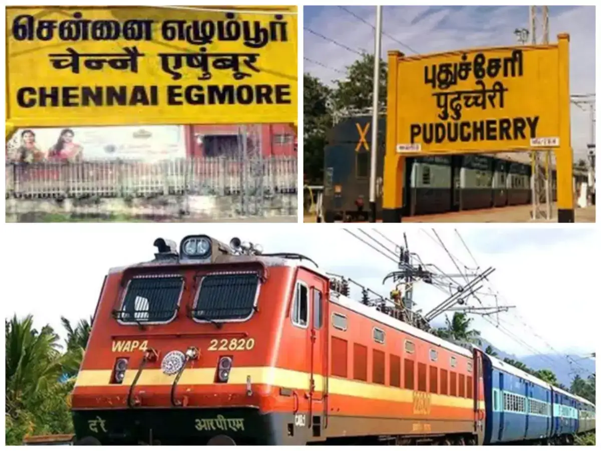 சூப்பர்ப்பா... சென்னை டூ புதுச்சேரி 2 மணி நேரத்தில் போகலாம்... தனி ரூட் போடும் தெற்கு ரயில்வே! 
