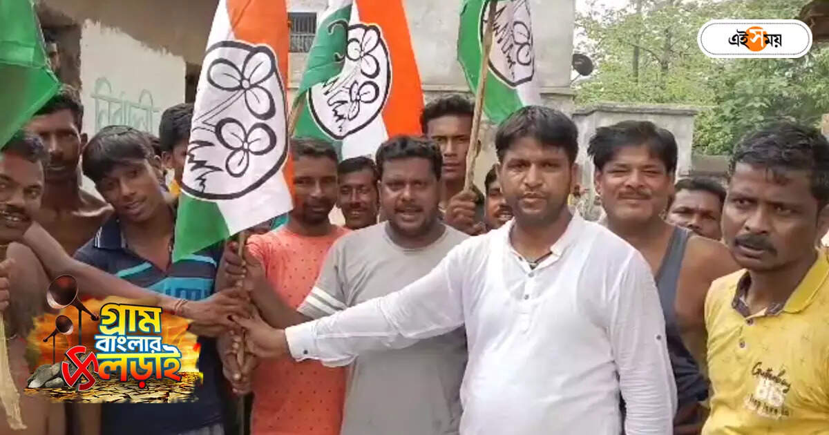 Panchayat Election 2023 : ২৪ ঘণ্টায় দ্বিতীয়বার ‘ফুল বদল’ ৫০ টি পরিবারের! শোরগোল দুবরাজপুরে – within 24 hours 50 families join tmc left bjp in birbhum dubrajpur election23
