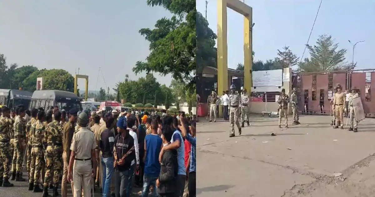 सोलार कंपनीत स्फोट, ९ जणांचा मृत्यू; कामगारांची गेटवर घोषणाबाजी, पोलिसांचा सौम्य लाठीचार्ज सोलार कंपनीत स्फोट, ९ जणांचा मृत्यू; कामगारांची गेटवर घोषणाबाजी, पोलिसांचा सौम्य लाठीचार्ज