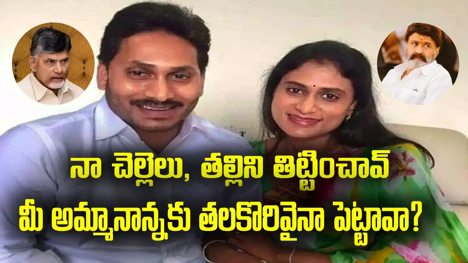 YS Jagan: చంద్రబాబు, బాలకృష్ణపై వైఎస్ జగన్ సంచలన వ్యాఖ్యలు..