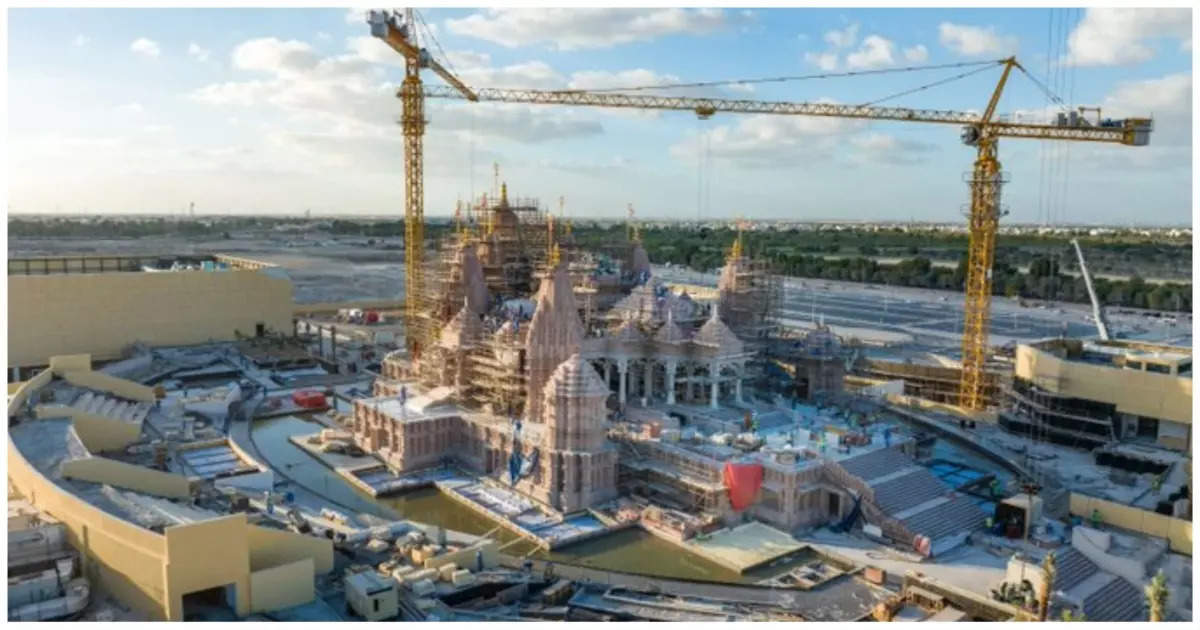 First Mandir in UAE Abu Dhabi: Hindu temple in Abu Dhabi;  It is reported that it will be opened for devotees in February