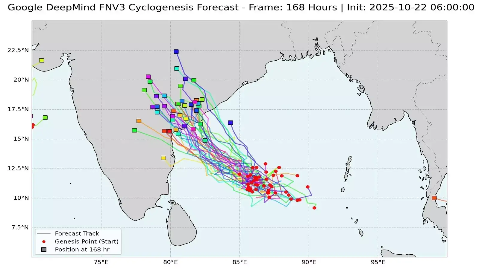 ஏஐ மூலம் கணிக்கப்பட்ட புயலின் திசை...சென்னை வெதர்மேன் சொன்ன முக்கிய தகவல்! 