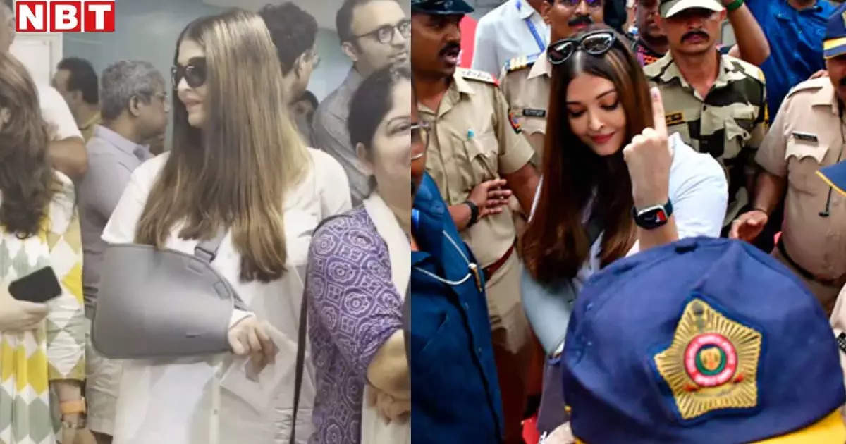 Aishwarya Rai stood in line with a broken hand and talked to people, fans said – Sanskari Miss World