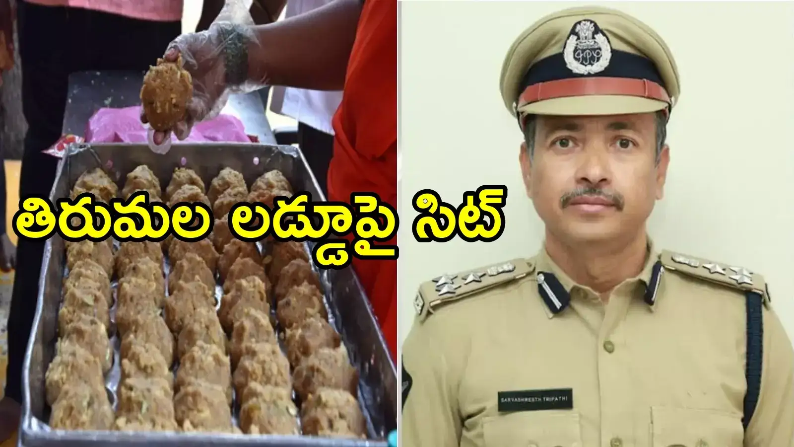 తిరుమల లడ్డూ ప్రసాదంపై సిట్ ఏర్పాటు.. ఆయనకే చీఫ్ బాధ్యతలు, మరో ఇద్దరు IPSలు
