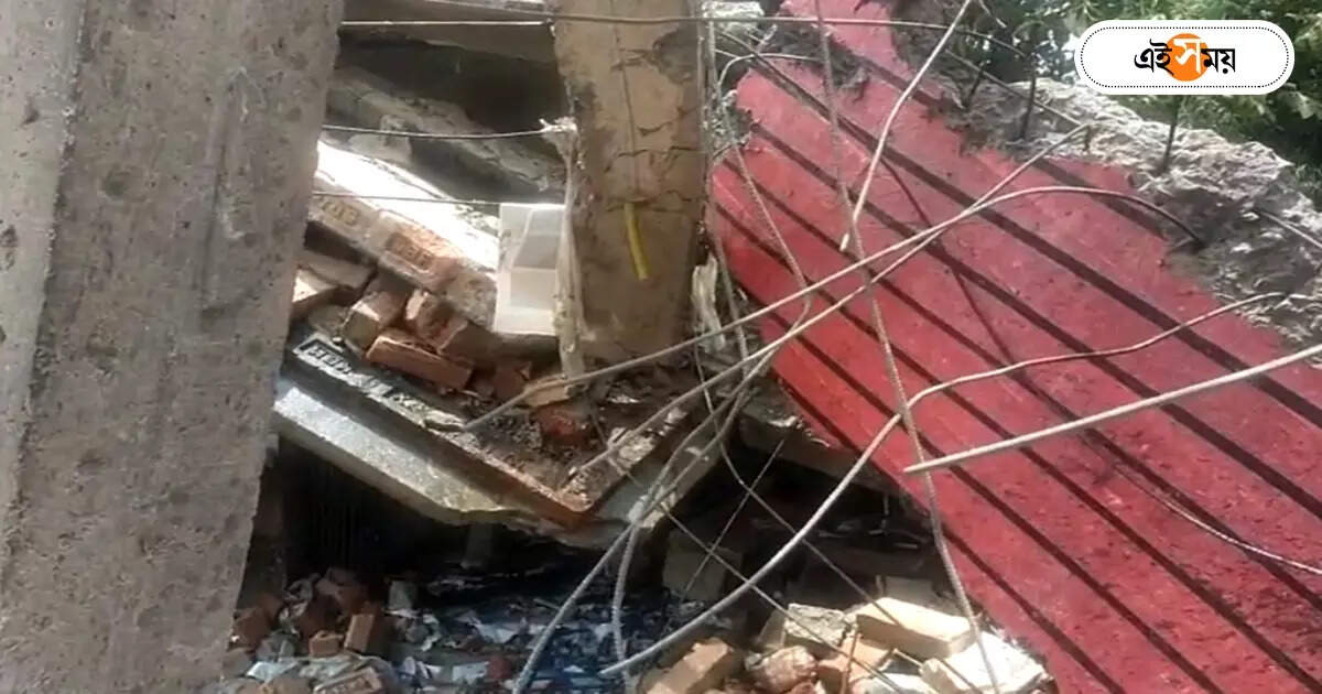 Duttapukur Blast News : কংক্রিটের চাঙড় উড়ে এসে কেড়ে নিল পাকা ছাদটা, ভয়াবহ অভিজ্ঞতার ব্যাখ্যা প্রত্যক্ষদর্শীর – duttapukur blast flying concrete plastic canopy of house blown away eyewitness shares horrifying experience