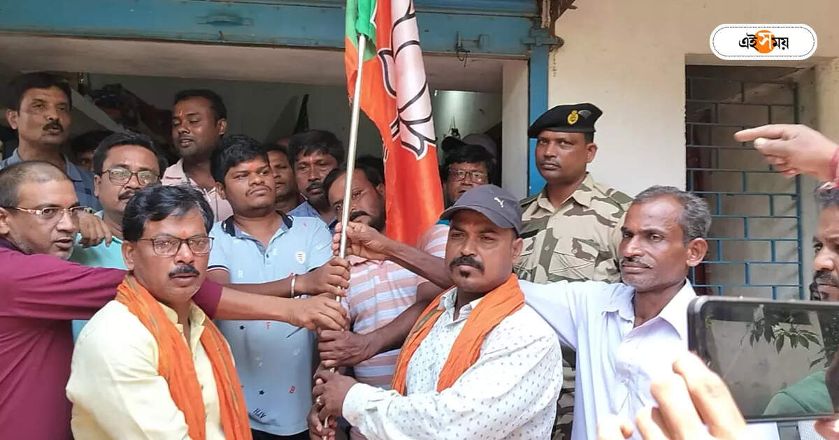Panchayat Election 2023 : দল বদলের হিড়িক! BJP-তে যোগদান তৃণমূল যুব সভাপতি সহ ৫০ পরিবারের – trinamool youth president with 50 families join bjp in east midnapore bhagwanpur