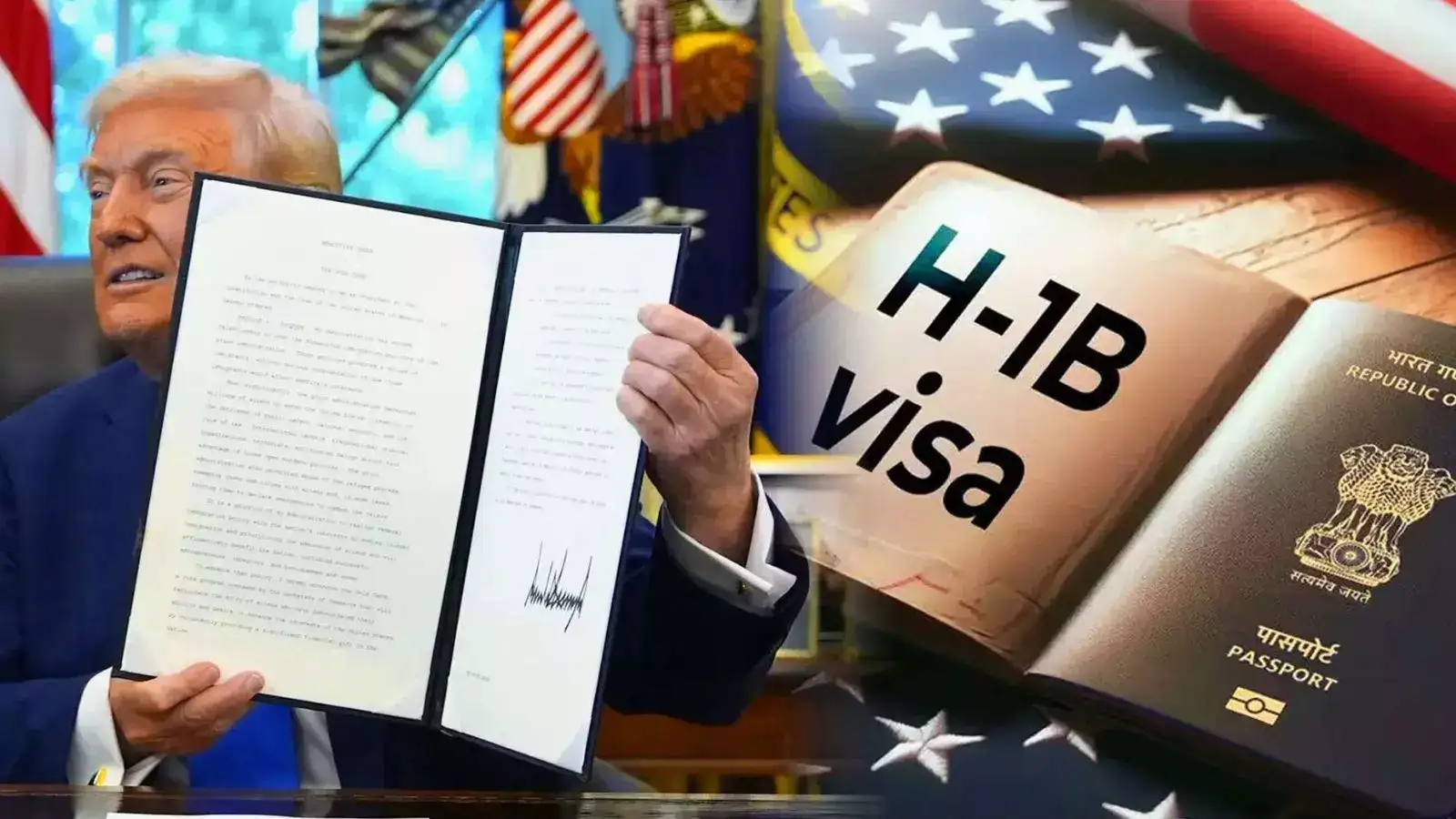 H-1B Visa: सैलरी से ज्यादा हुई H-1B वीजा की फीस, ट्रंप के नए नियम क्या  स्टार्टअप पर लगाएंगे ताला? भारत पर कितना असर - trump imposed 100000 dollar  annual fee on h1b