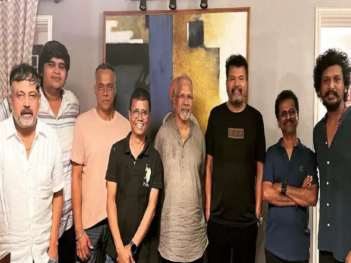 மணிரத்னம் வீட்டில் திடீரென நடந்த முன்னணி இயக்குனர்களின் சந்திப்பு: தீயாய் பரவும் புகைப்படம்.! 