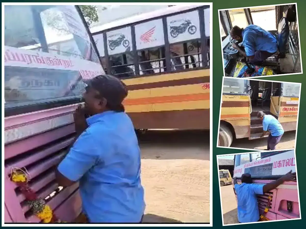 Video Of Emotional Tamil Nadu Driver Crying & Saying Farewell To His ...
