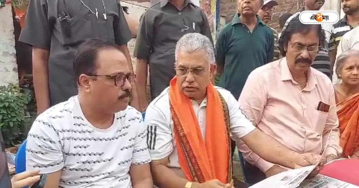 Dilip Ghosh News,’চৌরাস্তায় দাঁড়িয়ে প্যান্ট খুলে নেব’, বর্ধমান থানার IC-কে ‘হুমকি’ দিলীপ ঘোষের – dilip ghosh attacked bardhaman police station ic here is what he says