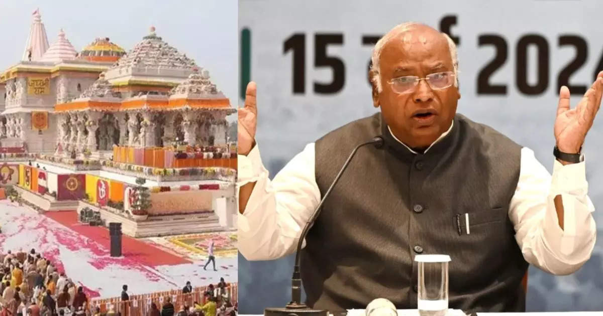 Congress will run a bulldozer on Ram Mandir… What did Kharge say on PM Modi's allegations?
