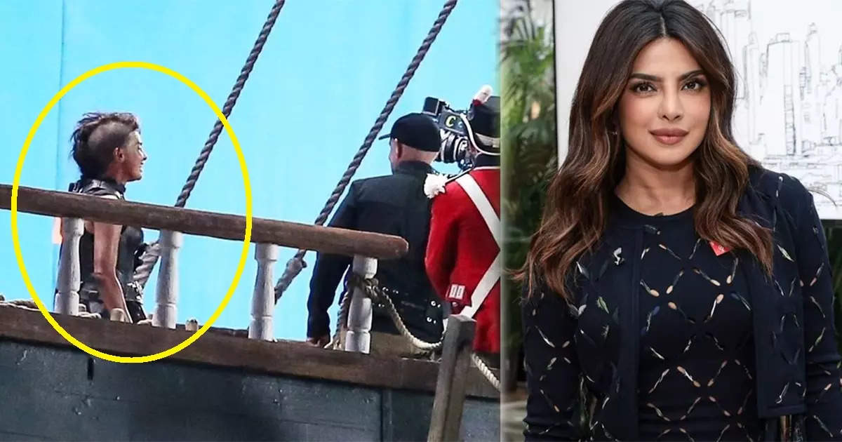 Priyanka Chopra becomes a sea robber, look leaked from the sets of 'The Bluff'