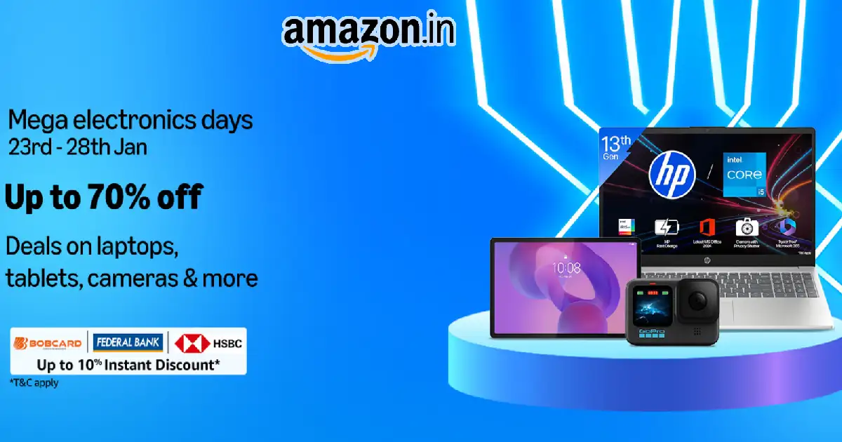 Amazon Mega Electronics Day Sale 2026,Amazon Mega Electronics Days Sale ...