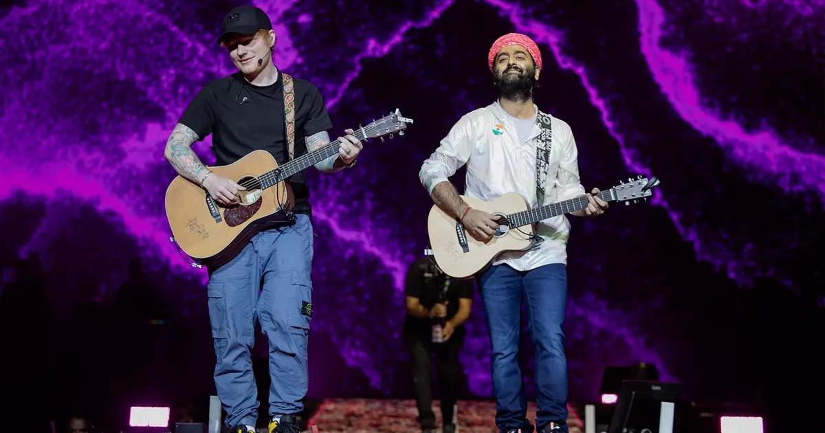 Music Fans Thrilled as Arijit Singh and Ed Sheeran Collaborate on Stage